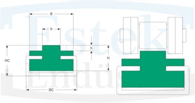 Pe 1000 t Model Çelik Profilli Zincir Kızakları